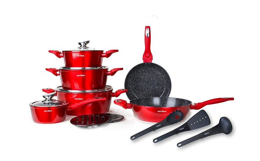 15dílná sada nádobí BestBerg komplet